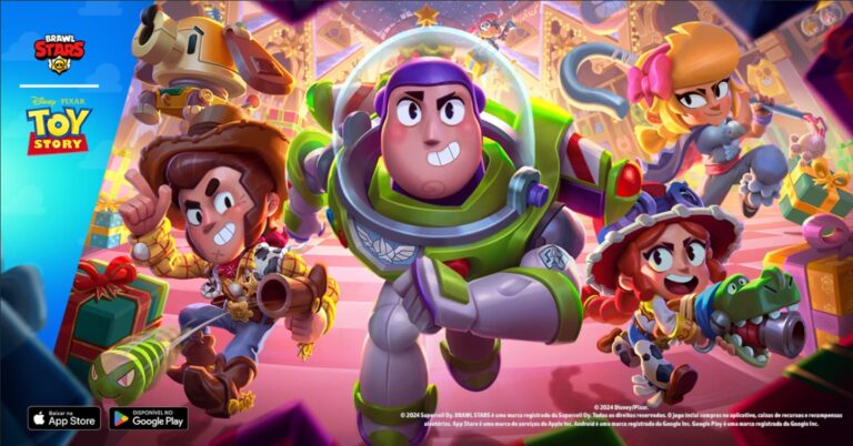 TOY STORY, DA PIXAR, ATERRISSA EM BRAWL STARS PARA DOMINAR AS FESTAS DE FIM DE ANO
