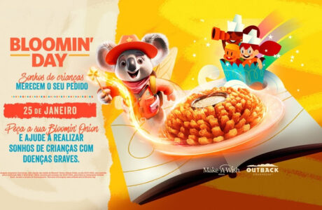 Outback realiza 18ª edição da Bloomin’ Day em conjunto com a Make-A-Wish Brasil