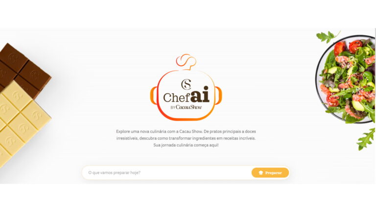 Cacau Show te ajuda a criar receitas personalizadas com uso de Inteligência Artificial