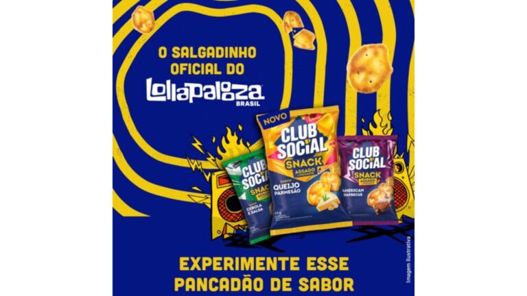 Club Social Snack renova patrocínio com Lollapalooza Brasil 2025 para continuar impulsionando a cultura urbana