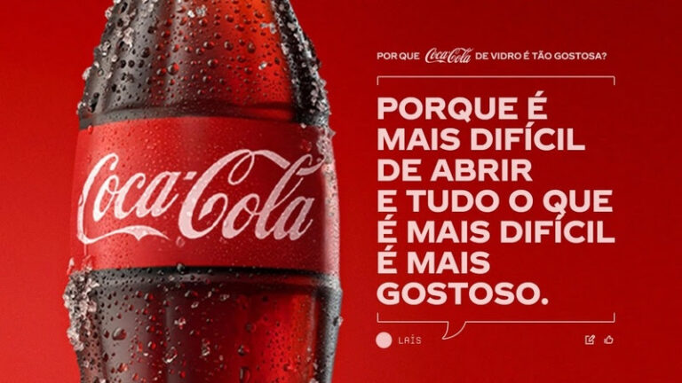 Coca-Cola celebra a icônica garrafa de vidro em nova campanha