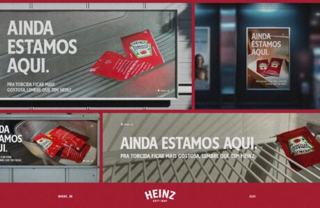 Heinz transforma os sachês da geladeira dos consumidores em item de torcida durante o Oscar