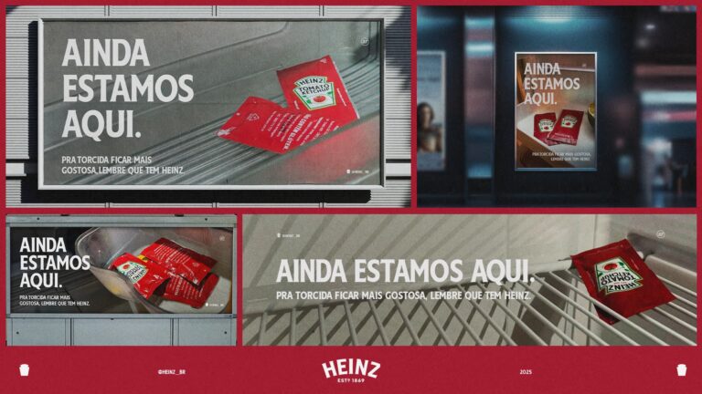 Heinz transforma os sachês da geladeira dos consumidores em item de torcida durante o Oscar