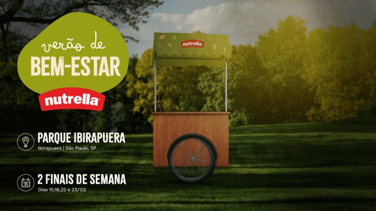 Nutrella promove experimentação gratuita de lanches no Parque do Ibirapuera em São Paulo