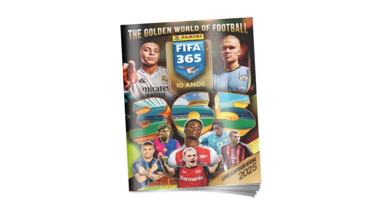 Panini apresenta novo álbum de figurinhas FIFA 365 para temporada 2425, com as maiores estrelas do futebol mundial
