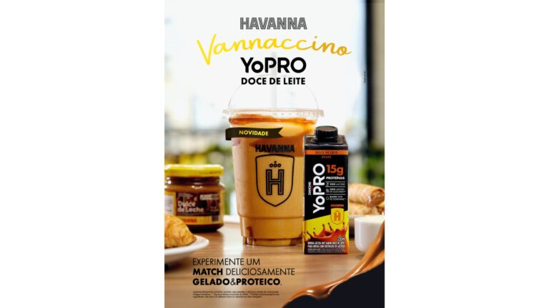 YoPRO chega às cafeterias Havanna com o novo Vannaccino