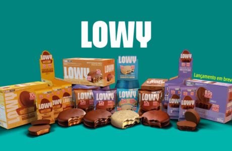 A linha de doce funcional LOWY é zero glúten, zero açúcar e com alto teor de proteína
