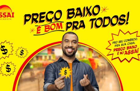 Assaí lança nova campanha com Gil do Vigor destacando preços baixos e economia