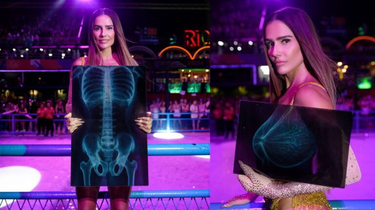 Deborah Secco leva o movimento #PesquiseMeuCorpo do Grupo Boticário ao Carnaval da Sapucaí