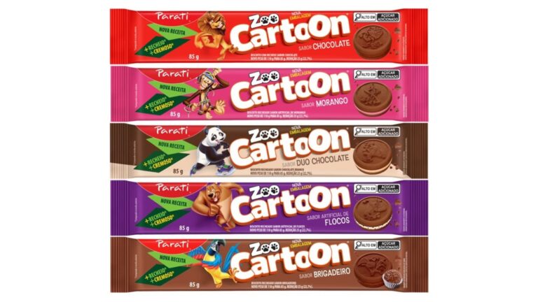 Kellanova relança biscoito recheado Zoo Cartoon com novo design de marca e nova fórmula