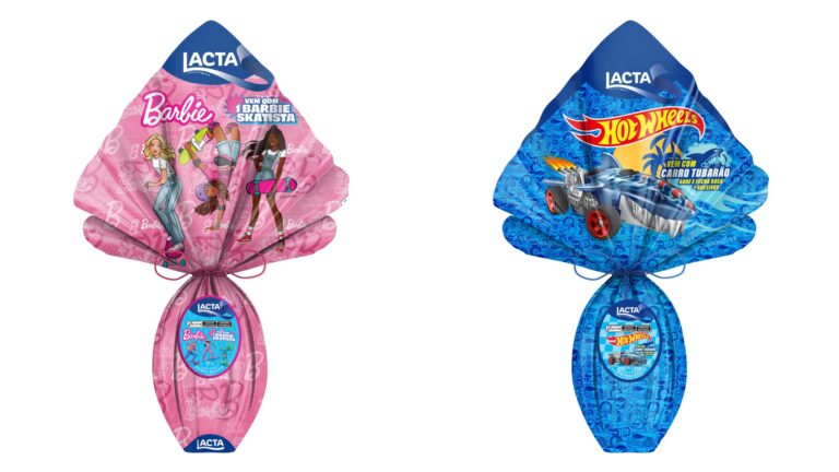 Lacta une aventura e diversão com os novos ovos de Páscoa Barbie Skatista e Hot Wheels