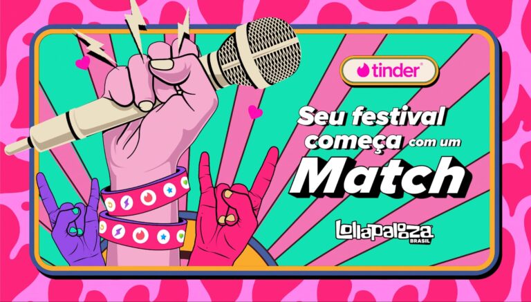 Tinder distribuirá “Pulseira do Match” no lolla br 2025