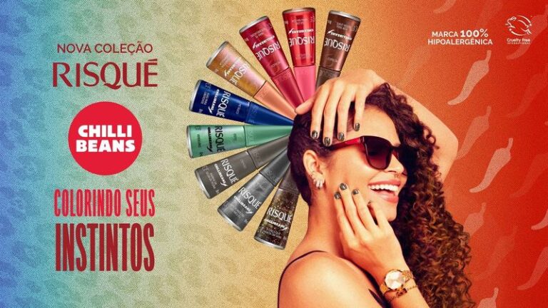 Coty apresenta parceria inédita entre Risqué e Chilli Beans