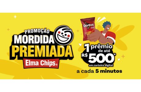 Elma Chips lança Mordida Premiada 2025 com prêmios de até 500 reais a cada 5 minutos