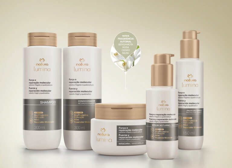 Natura Lumina revoluciona o cuidado capilar com a nova linha Força e Reparação Molecular