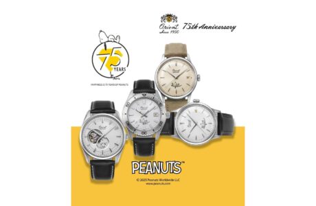 Orient e Peanuts celebram 75 anos com collab de relógios inspirada nos icônicos personagens Woodstock e Snoopy