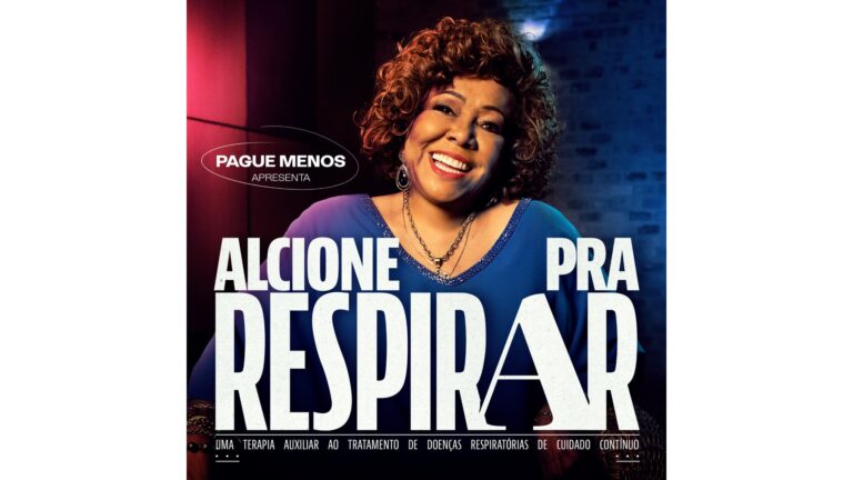 Pague Menos e Alcione lançam música como terapia auxiliar no tratamento de doenças respiratórias