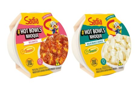 Sadia lança Hot Bowls de Nhoque Bolonhesa e Molho Branco Cremoso