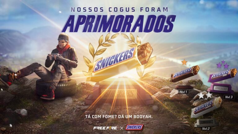 Snickers e Free Fire
