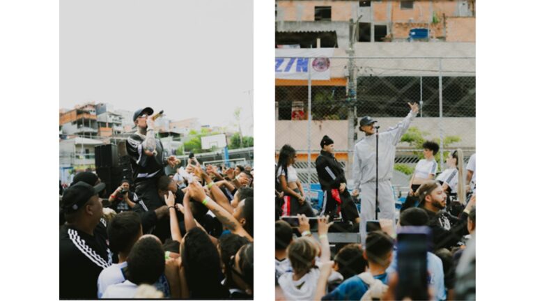 adidas promove show surpresa com MC Livinho e MC Daniel na Brasilândia, Zona Norte de São Paulo