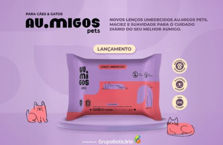 Au.Migos Pets lança lenços umedecidos