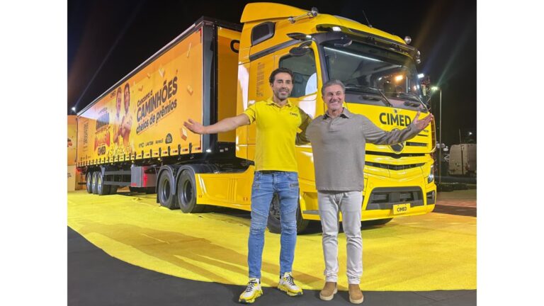 Cimed promove Caminhão do Domingão com ação inédita na Copa Truck