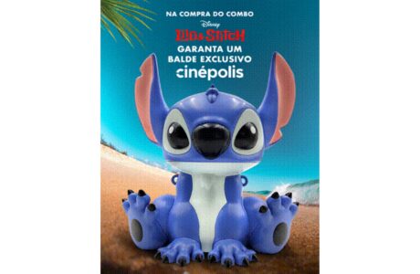 Cinépolis lança balde de pipoca exclusivo de Lilo & Stitch