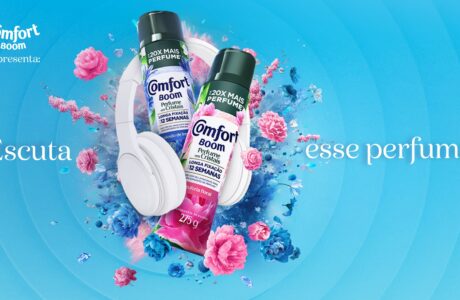 Comfort Boom transforma perfume em som com tecnologia e neurociência