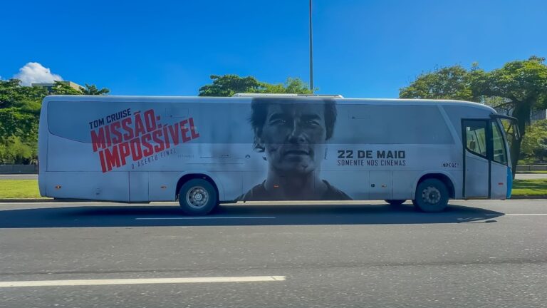 Paramount Pictures promove Missão Impossível - O Acerto Final pelas as ruas