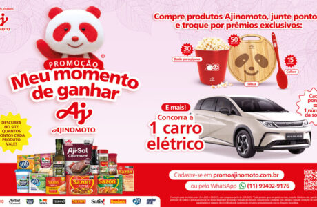 Promoção da Ajinomoto do Brasil sorteia carro elétrico