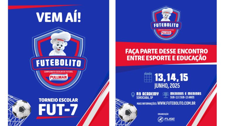 Pullman lança a primeira edição do Futebolito, campeonato de futebol para jovens