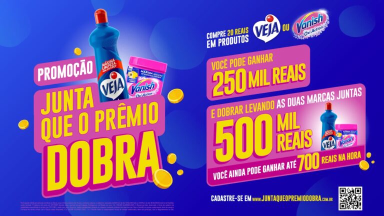 Veja e Vanish dão prêmios de até R$ 500 mil em nova promoção