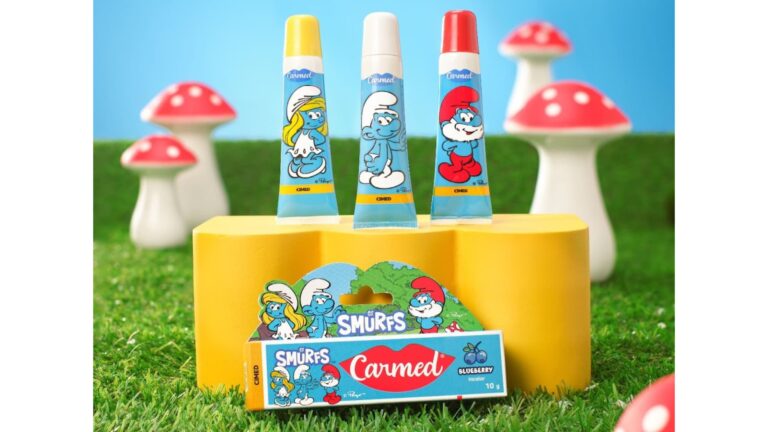Carmed inova mais uma vez e lança collab com os Smurfs