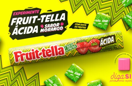 Fruittella aposta em novo sabor Morango Ácido