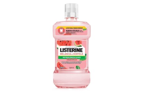 LISTERINE® lança versão de 1 litro para enxaguante de melancia e hortelã