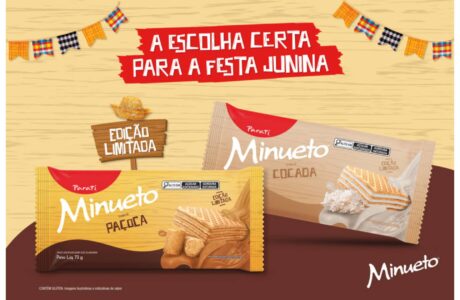 Minueto entra no clima de Festa Junina com novos sabores Paçoca e Cocada