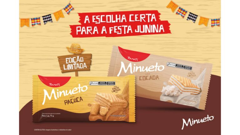Minueto entra no clima de Festa Junina com novos sabores Paçoca e Cocada