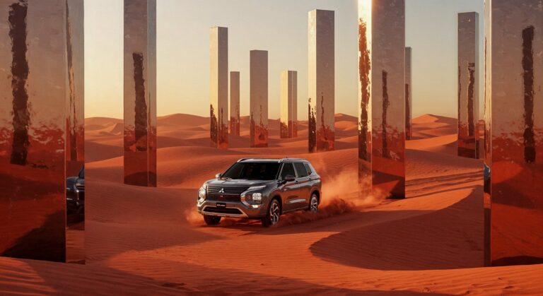 Mitsubishi lança novo Outlander PHEV em campanha fashion que traduz o luxo e tecnologia do SUV