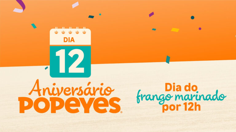 Popeyes® comemora 53 anos no mundo com ofertas exclusivas no dia 12 de junho