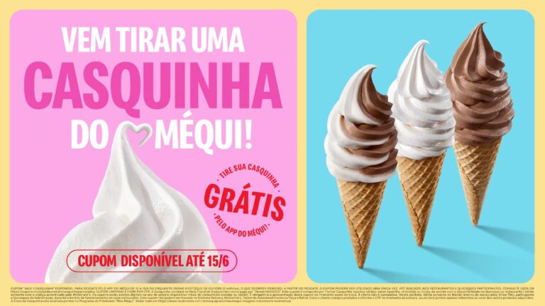 Tá liberado tirar uma Casquinha do Méqui nesse Dia dos Namorados (e de graça!)