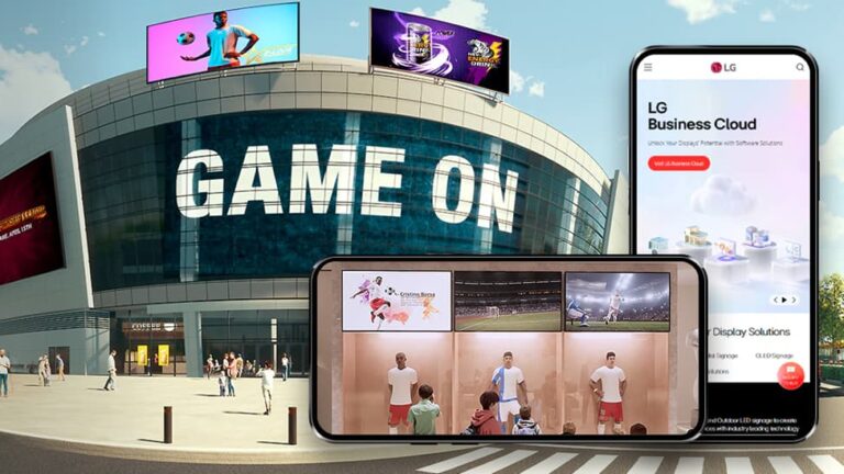 Telas comerciais LG viram hubs de dados com Nuvem e AI e potencializam negócios