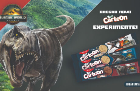 Zoo Cartoon embarca no mundo jurássico com novos sabores em parceria com o filme Jurassic World