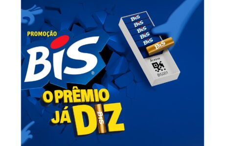 BIS apresenta O Prêmio Já Diz consumidor que encontrar o BIS dourado garante 1 ano de produto em carteira digital