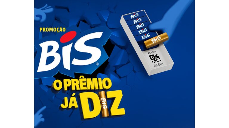 BIS apresenta O Prêmio Já Diz consumidor que encontrar o BIS dourado garante 1 ano de produto em carteira digital