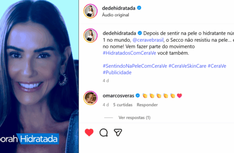 CeraVe transforma Debora Secco em “Debora Hidratada” em campanha criada pela Spark