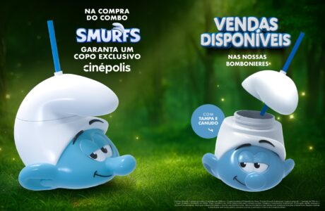 Cinépolis anuncia copo colecionável com o misterioso Smurf Sem Nome