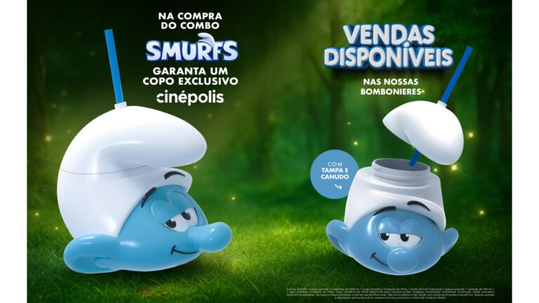 Cinépolis anuncia copo colecionável com o misterioso Smurf Sem Nome
