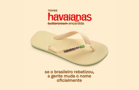 Havaianas entra na brincadeira e surfa na onda do branco encardido