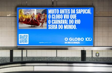 O GLOBO lança campanha publicitária em comemoração ao centenário