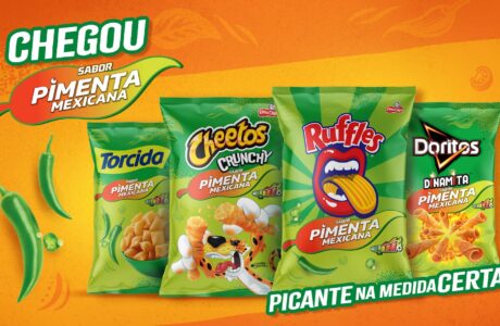 PepsiCo amplia portfólio com RUFFLES® e CHEETOS® Crunchy sabor Pimenta Mexicana